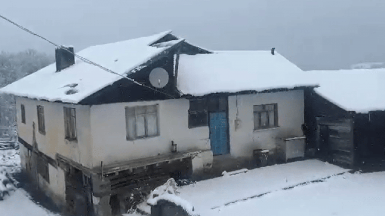 Meteoroloji uyarmıştı! Sivas'ta lapa lapa kar yağdı