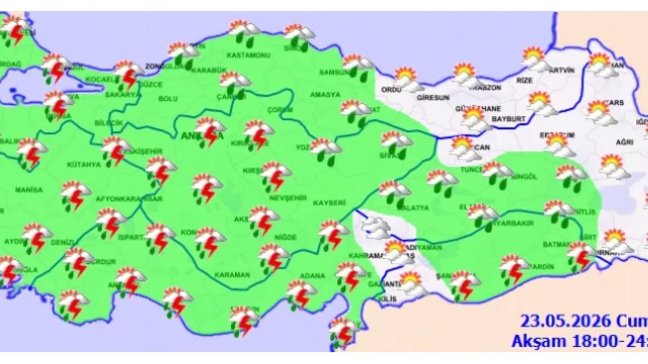 Foto - Meteoroloji'den 45 ile sarı kodlu uyarı: Sağanak yağış geliyor