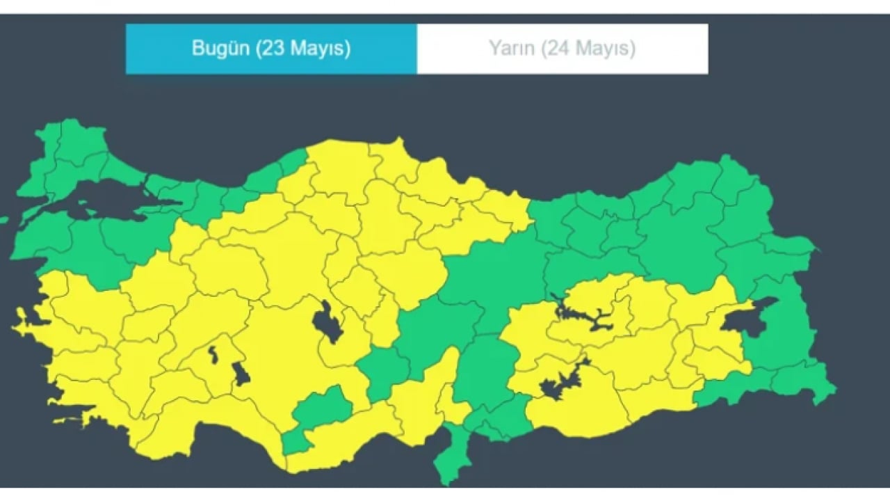 Foto - Meteoroloji'den 45 ile sarı kodlu uyarı: Sağanak yağış geliyor