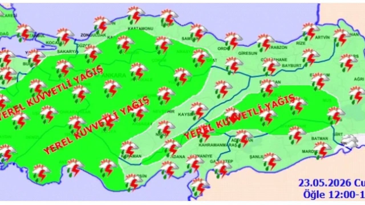 Foto - Meteoroloji'den 45 ile sarı kodlu uyarı: Sağanak yağış geliyor
