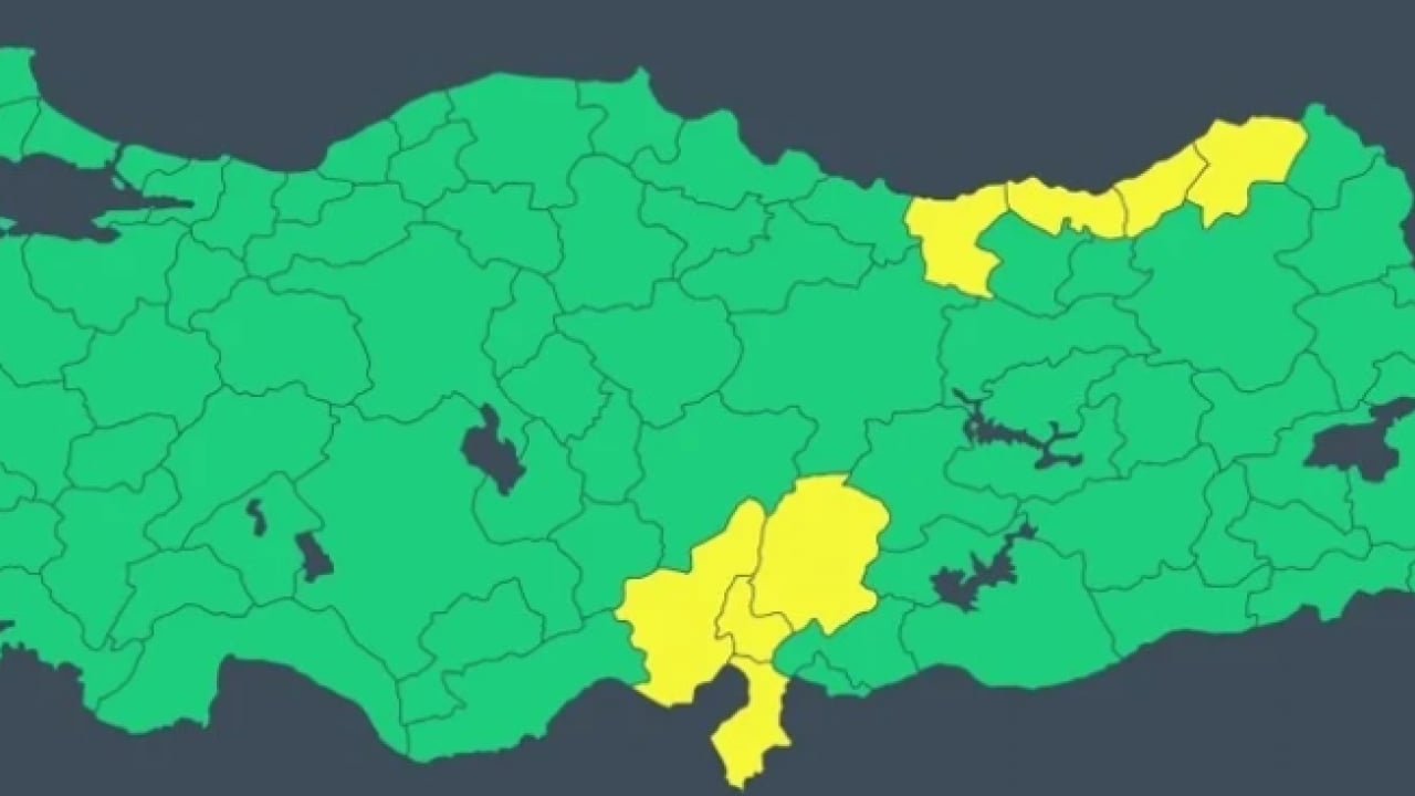 Foto - Meteoroloji'den sarı kodlu uyarı: Bu illerde yaşayanlar dikkat
