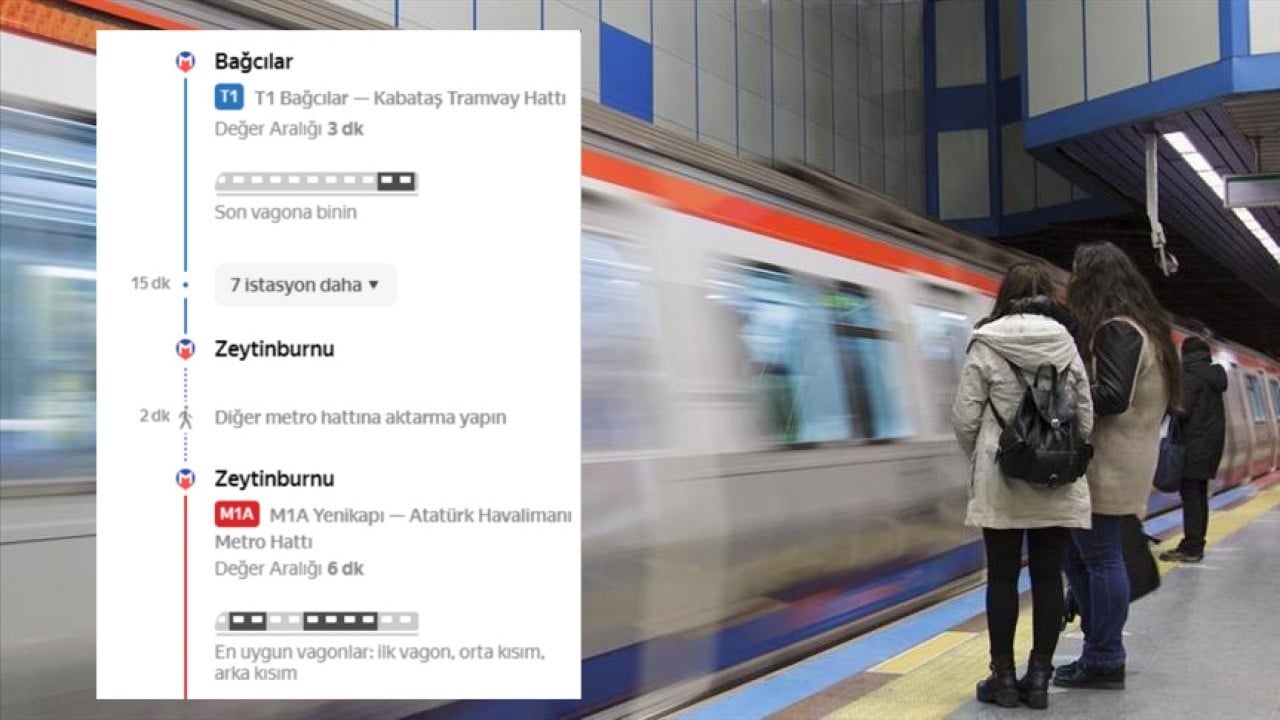 Metrolarda ve Marmaray’da kullanılabilecek: Yandex Maps’ta İstanbullulara yeni özellik