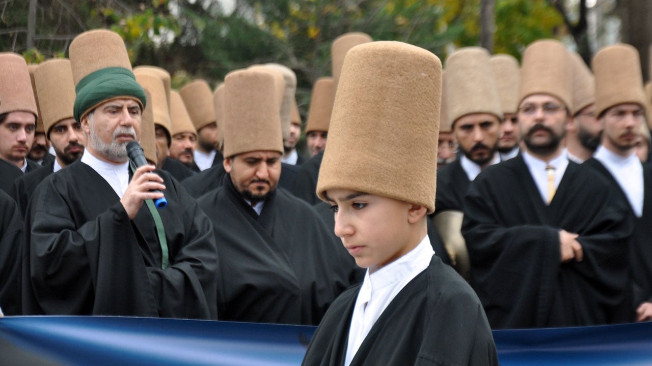 Foto - Mevlana için anlamlı tören! 752’nci Vuslat Yıl Dönümü yürüyüşle başladı