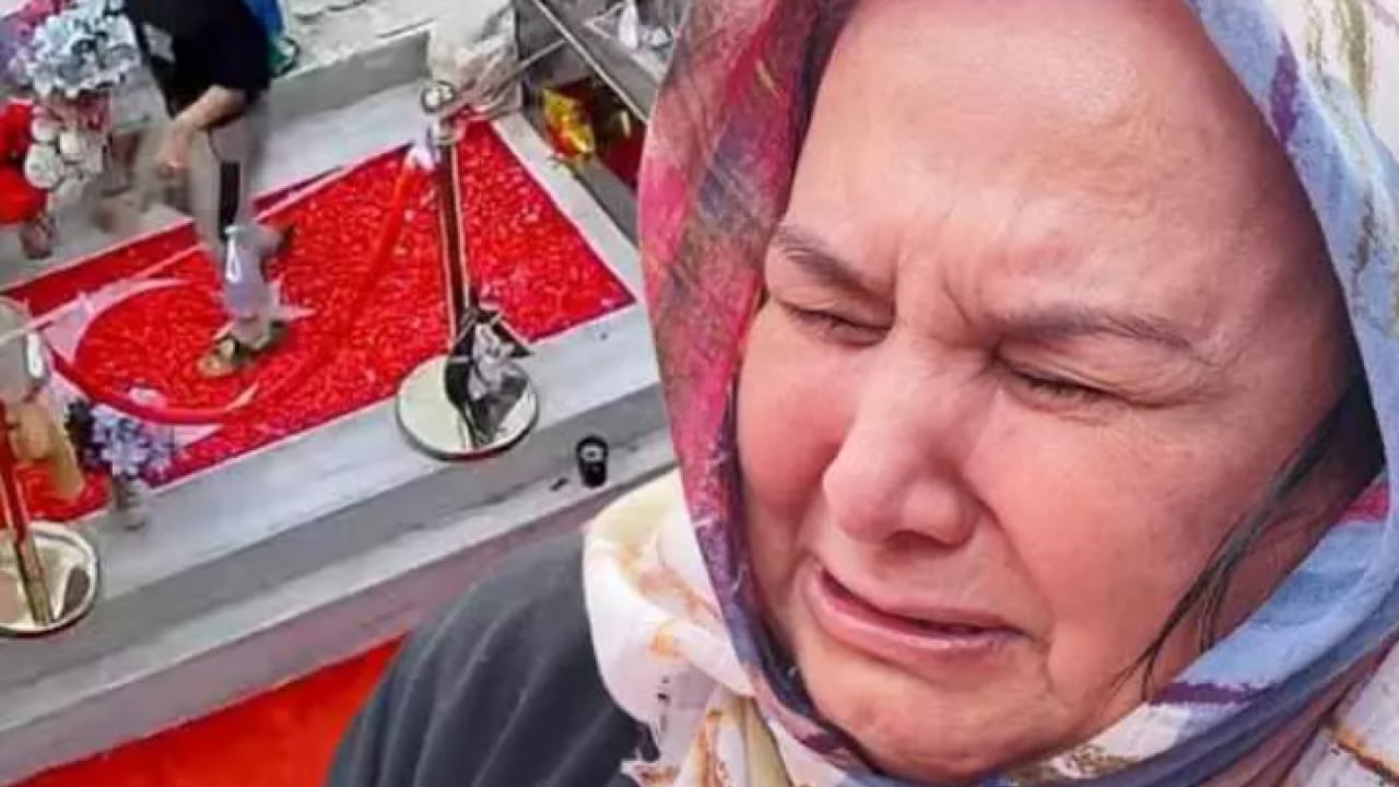 Foto - Mezarlıkta skandal görüntü ortaya çıktı: Acılı anne isyan etti!