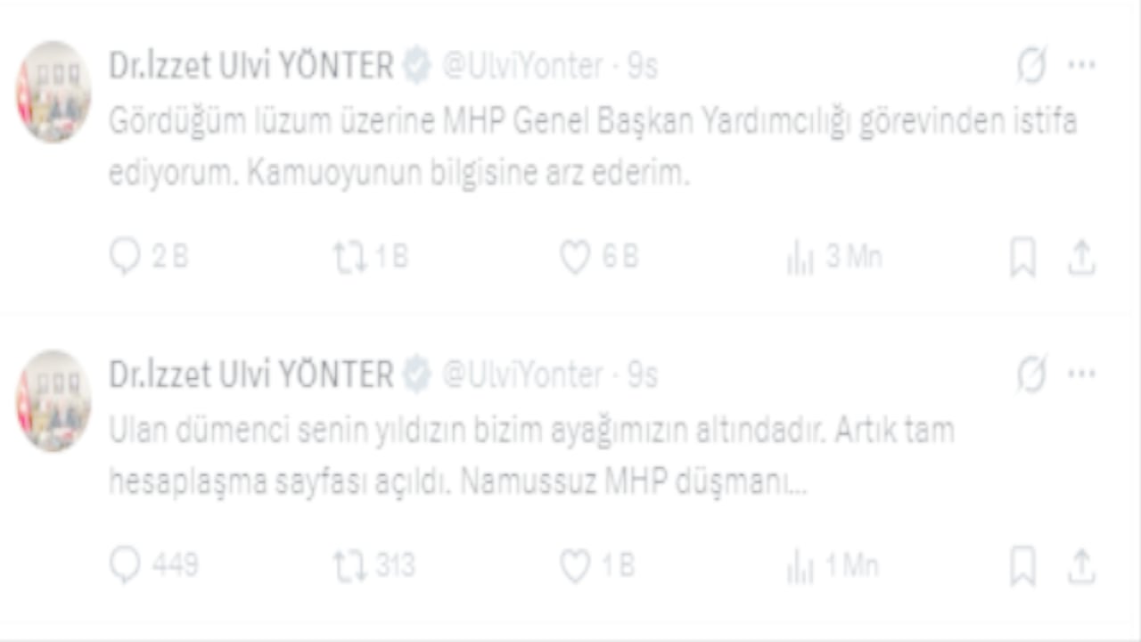 Foto - MHP’deki "ajan" istifası sonrası Cumhurbaşkanı Başdanışmanı’ndan çok konuşulacak mesaj! Paylaştığı ayet olay oldu