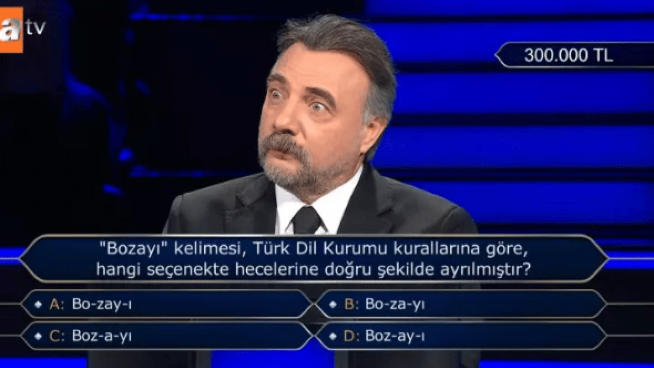 Foto - Milyoner'de şaşırtan anlar: TDK sorusuna verdiği cevap olay oldu!