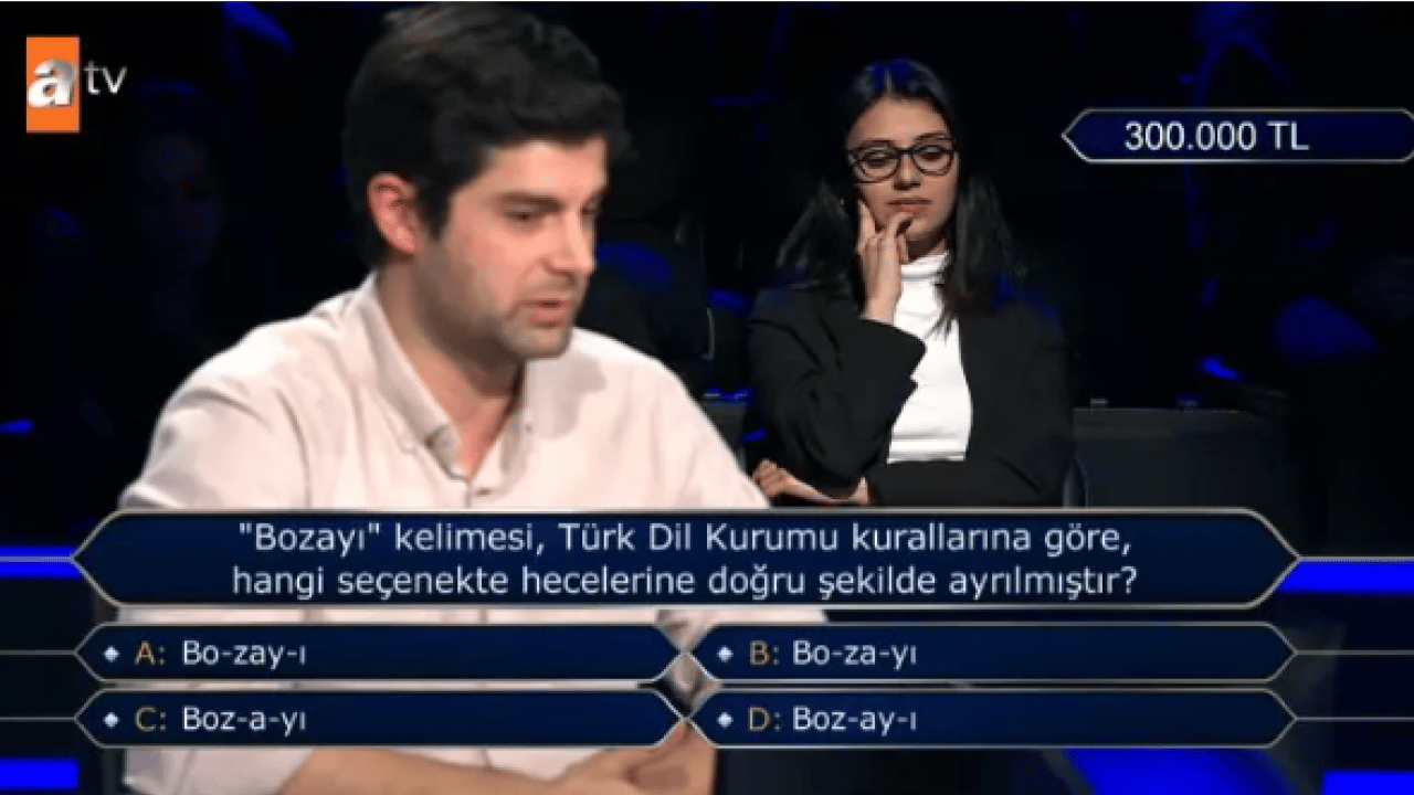 Foto - Milyoner'de şaşırtan anlar: TDK sorusuna verdiği cevap olay oldu!