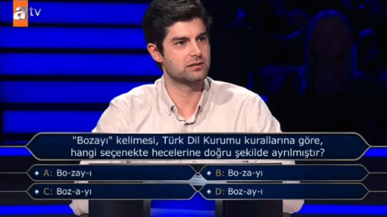 Foto - Milyoner'de şaşırtan anlar: TDK sorusuna verdiği cevap olay oldu!