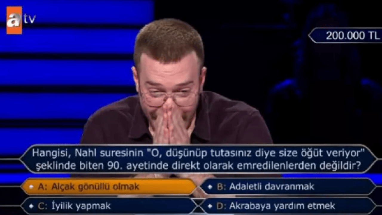 Foto - Milyoner'de şaşırtan anlar: Yarışmacının yanıtı gündem oldu!