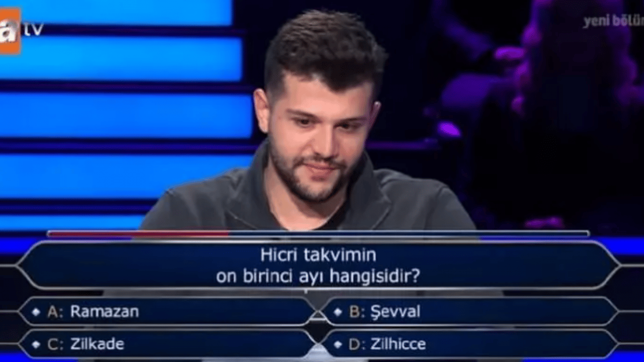 Foto - Milyoner'e damga vuran anlar: 'Ramazan' yanıtını verdiğine pişman oldu!