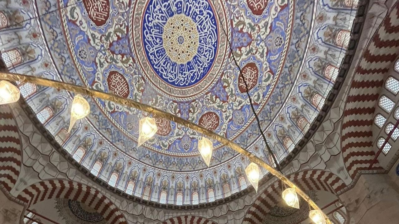 Foto - Mimar Sinan’ın ustalık eseri yeniden ışıklandı! Selimiye Camii'nden muhteşem dönüş