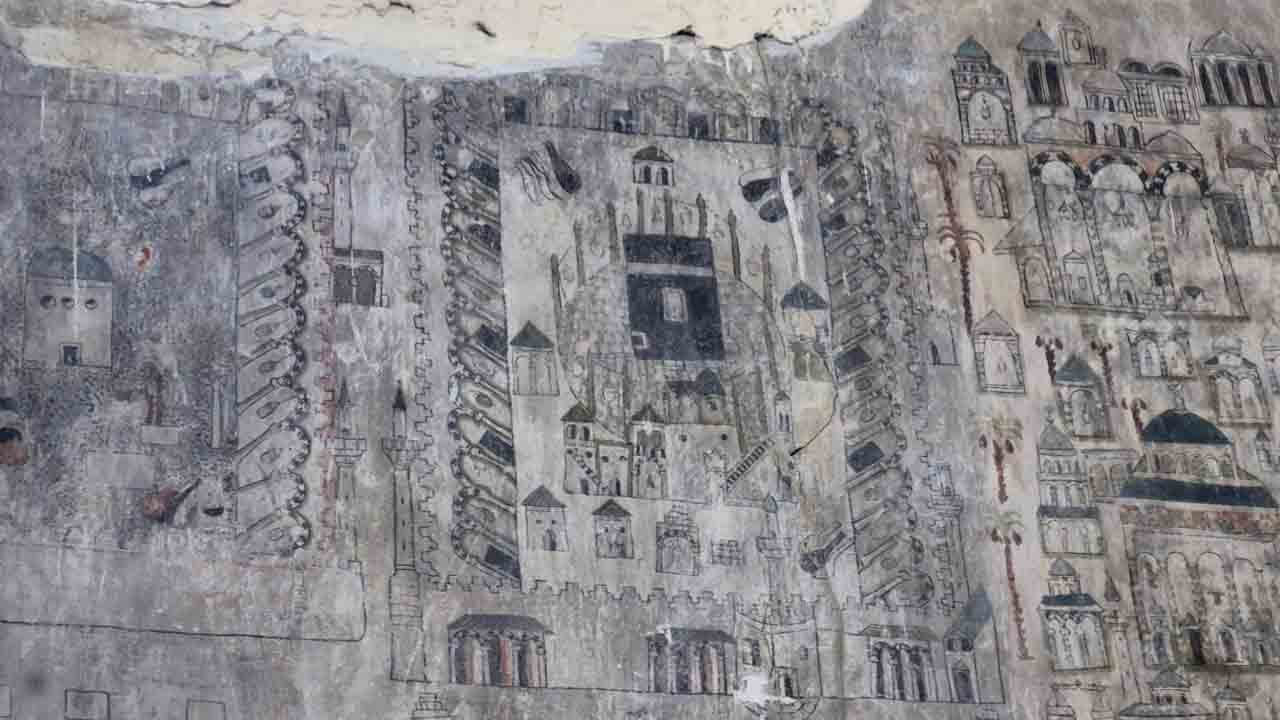 Foto - Minaresi yok, hikâyesi büyük: 752 yıllık camide ilk Kâbe tasviri