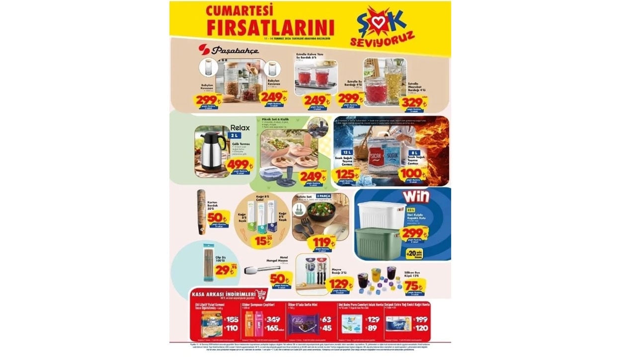 Foto - Modern tasarım ve üstün yalıtım bir arada: Çelik termos 11 Temmuz Cumartesi ŞOK’ta!