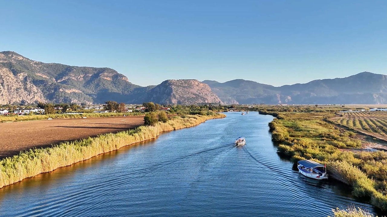 Foto - Muğla’da saklı cennet! Dalyan Kanalı’nın büyüleyen görüntüsü