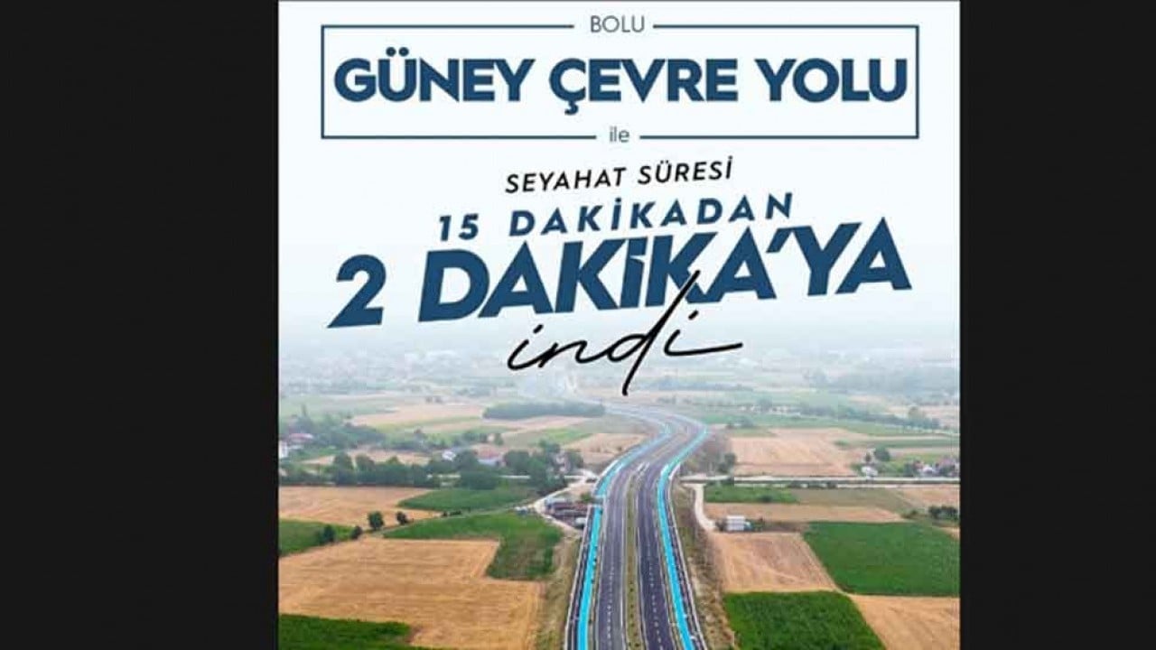 Foto - Müjde verildi: Koca yol 2 dakikaya düştü