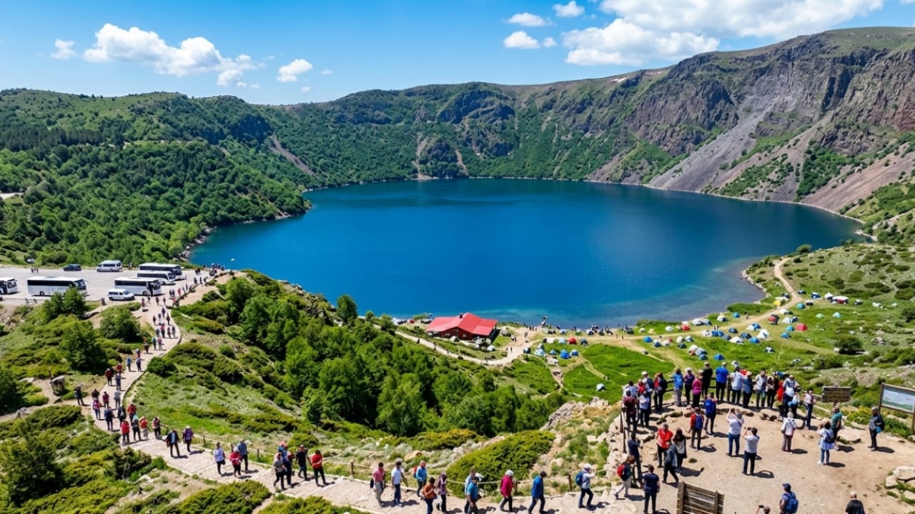 Mükemmeliyet ödüllü doğa harikası: Nemrut Kalderası’nda turizm sezonu açıldı