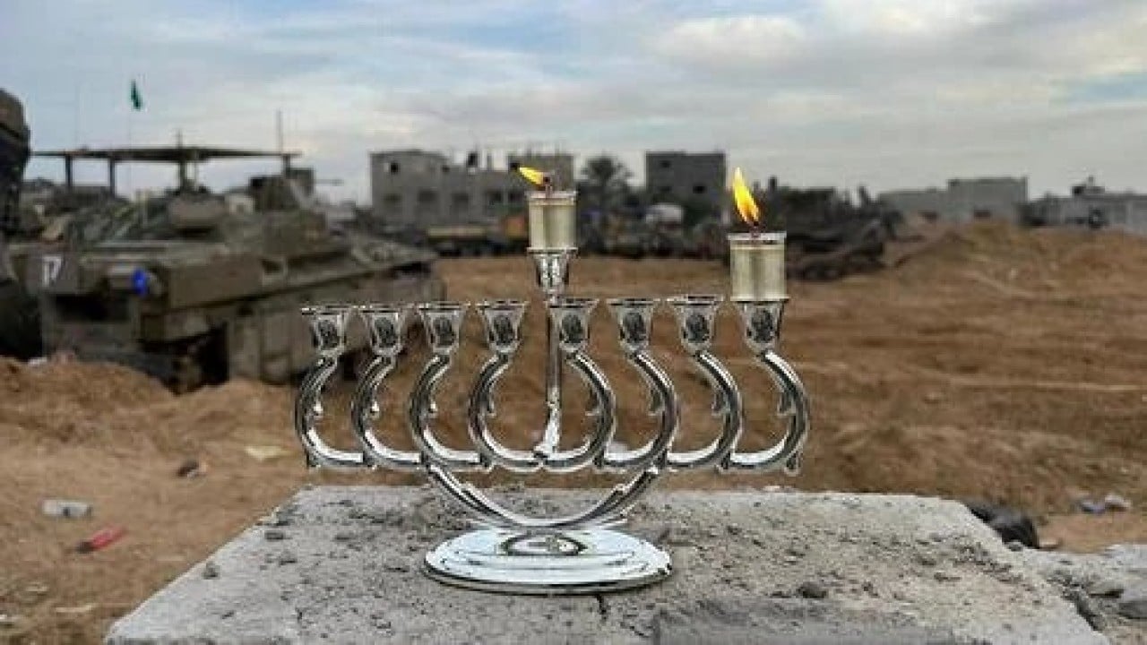 Foto - Müslüman topraklarında Hanuka mumları yakıldı