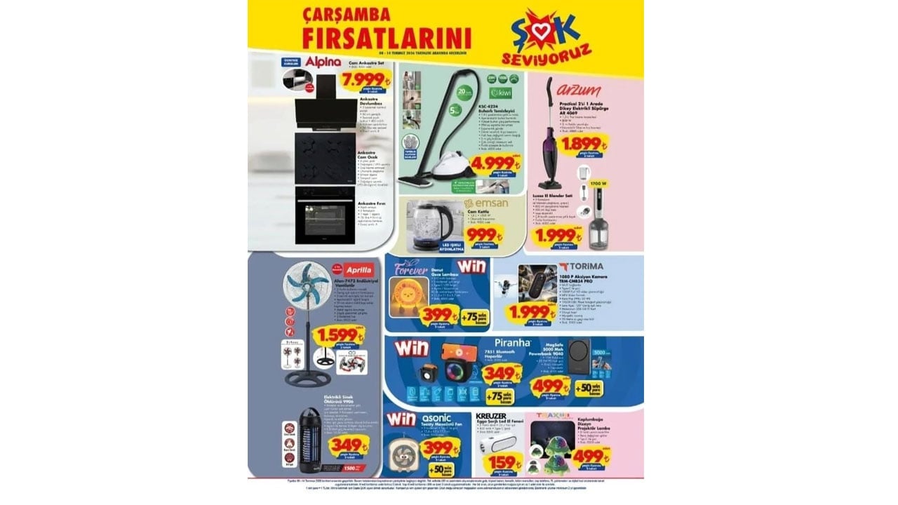 Foto - Mutfağını yenilemek isteyenlere müjde! ŞOK'a 8 Temmuz çarşamba günü cam ankastre geliyor