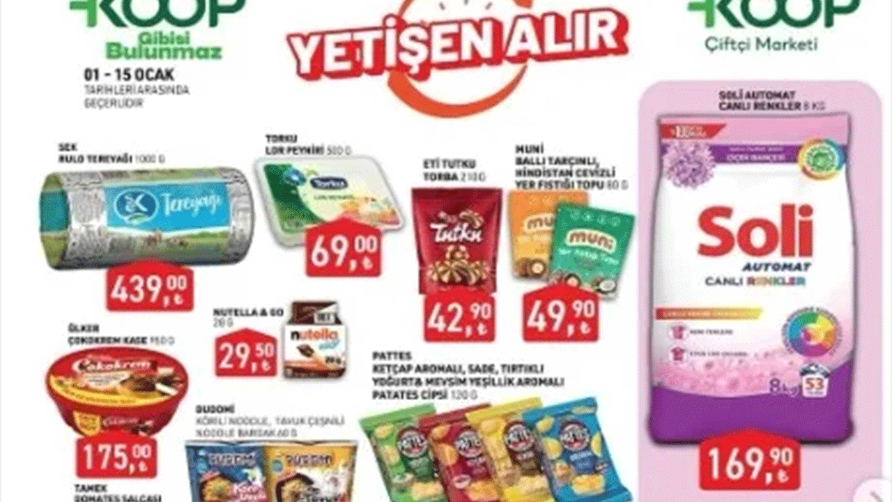 Foto - Mutfağınızda bayram havası esecek! Tarım Kredi Marketleri fiyatları dibe çekti!