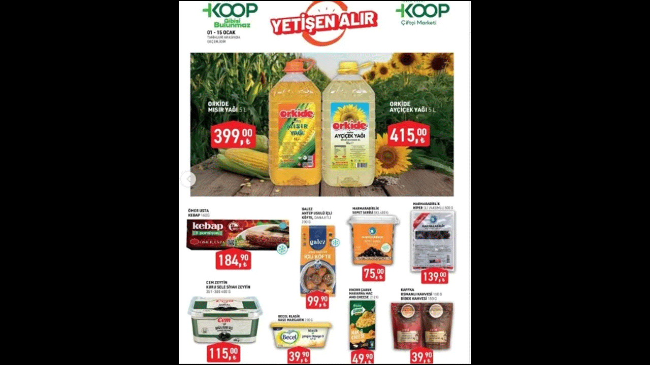 Foto - Mutfağınızda bayram havası esecek! Tarım Kredi Marketleri fiyatları dibe çekti!