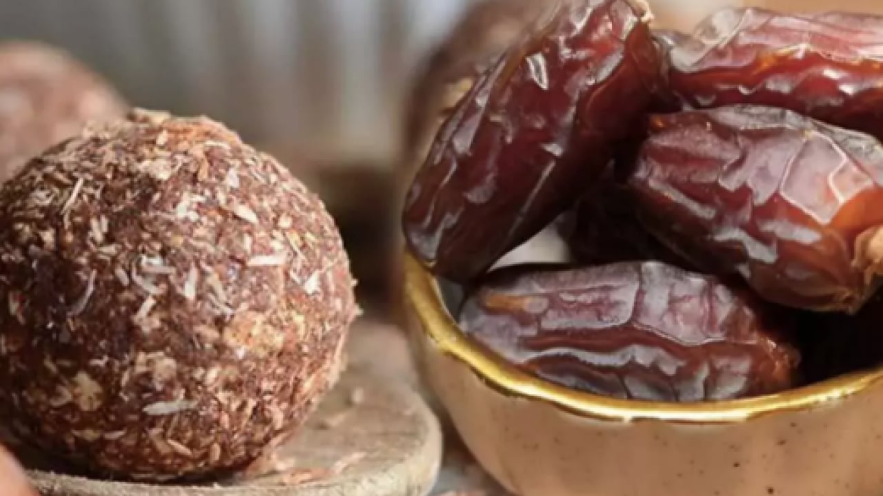 Müthiş bir lezzet şöleni... Hurma topu nasıl yapılır? Hurmadan yapılan sağlıklı atıştırmalık tarifi