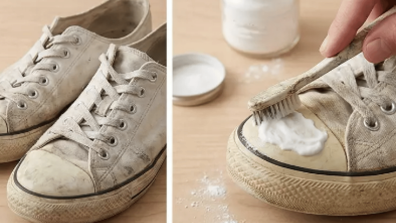 Foto - Mutlaka denenmeli: Eski ayakkabıları yeni gibi yapan o pratik yöntem! Sadece bir karbonatla...