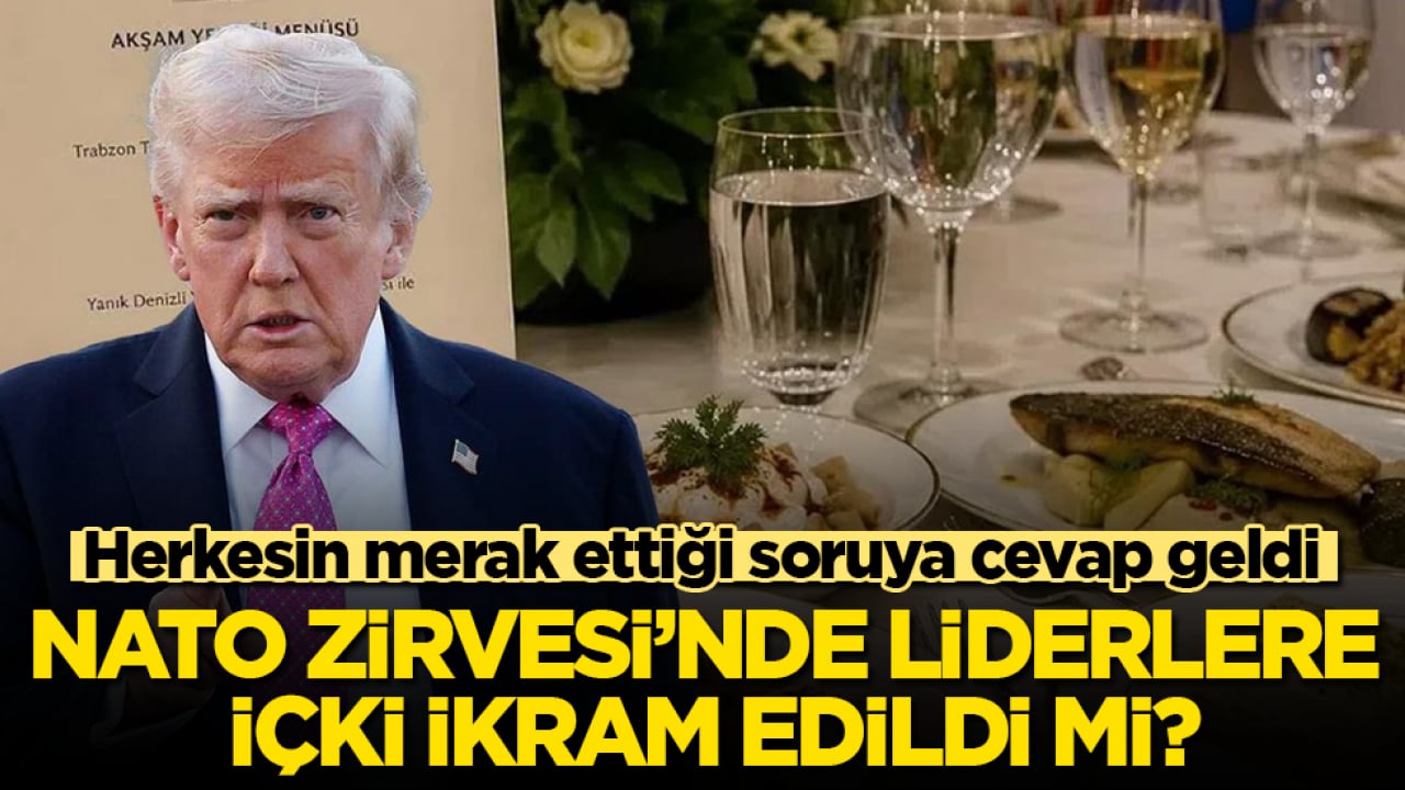 NATO Zirvesi’nde liderlere içki ikram edildi mi? Herkesin merak ettiği soruya cevap geldi