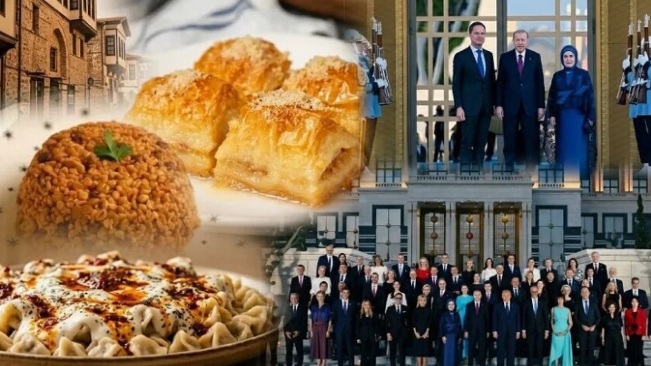 Foto - NATO Zirvesi'ne bu anlar damga vurdu! Mehterden Trump'a renkli kareler