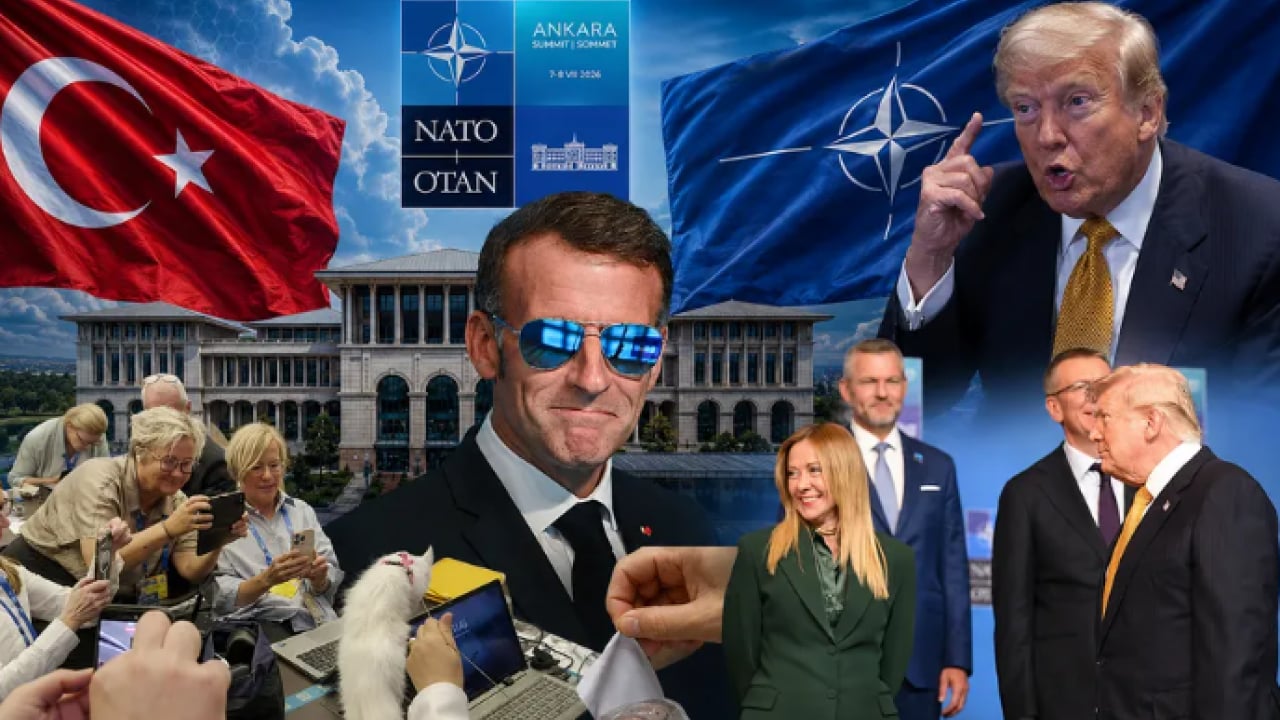 Foto - NATO Zirvesi'ne bu anlar damga vurdu! Mehterden Trump'a renkli kareler