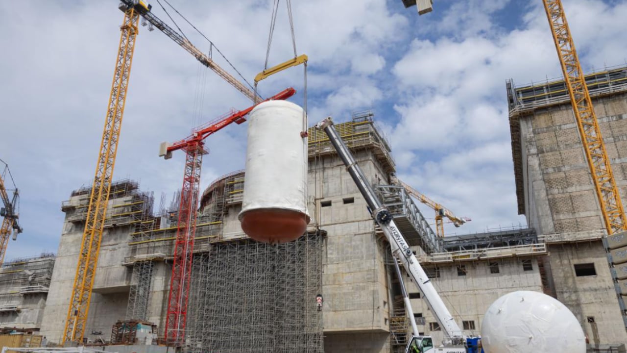Foto - Nükleer güçte dev adım: Akkuyu’nun kalbinde kritik montaj tamamlandı