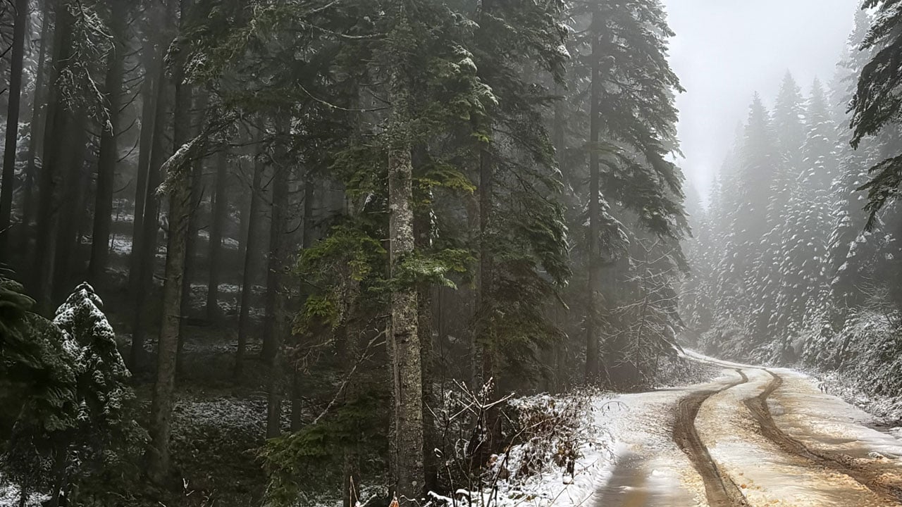 Foto - O ilimiz beyaza büründü! Kartpostallık manzara havadan görüntülendi