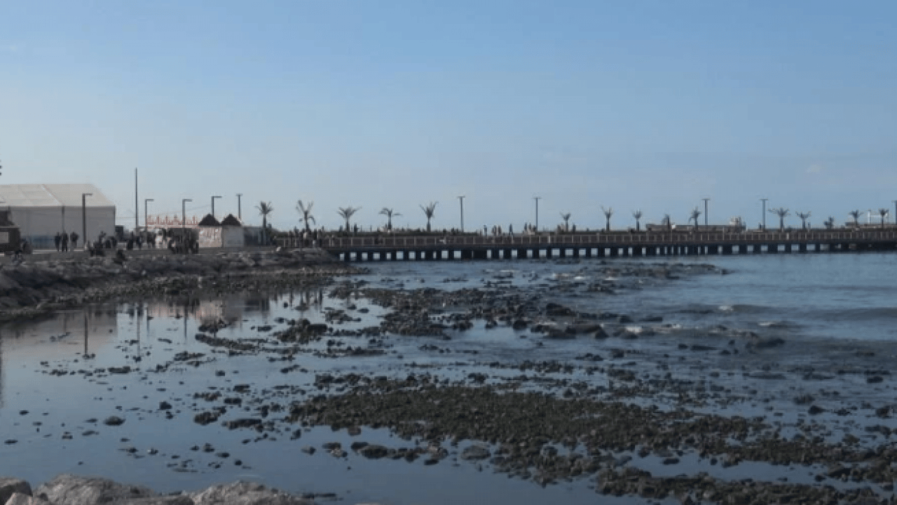 O ilimizde korkutan görüntü! Deniz suyu metrelerce çekildi