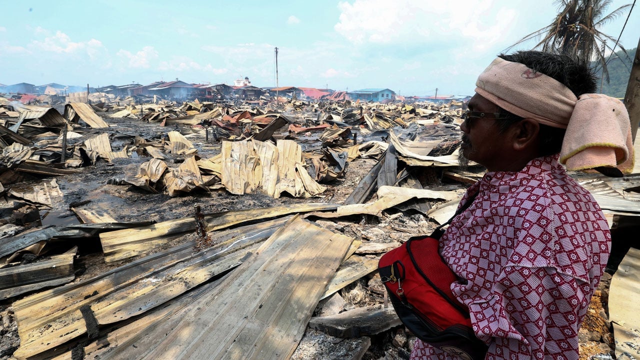 Foto - O ülke felaketi yaşıyor! Yaklaşık bin ev kül oldu