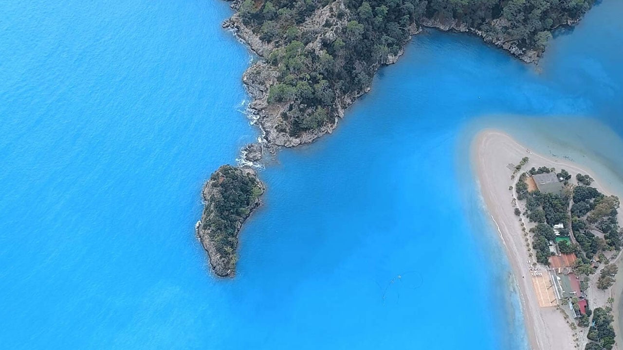 Foto - Ölüdeniz nefes kesti! Yağmurun ardından büyüleyen manzara