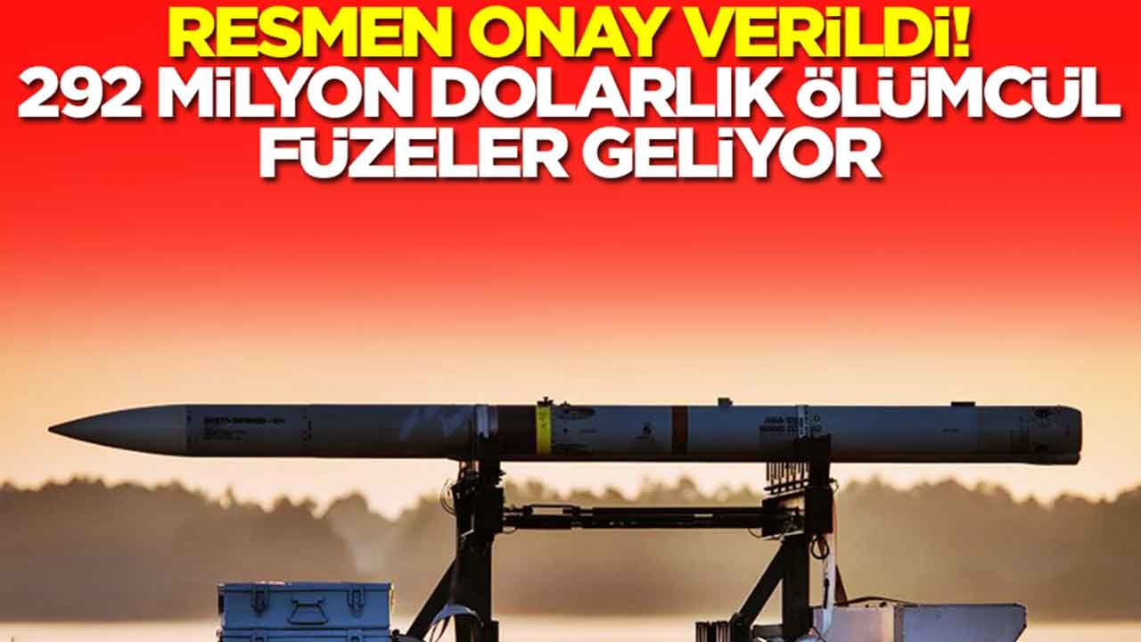 Onay verildi: 292 milyon dolarlık ölümcül füzeler geliyor