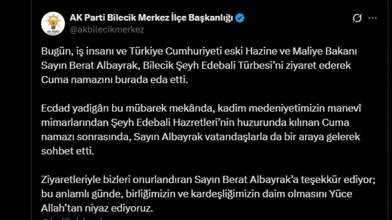 Foto - Onu gören telefonlarına sarıldı! AK Parti'den Berat Albayrak açıklaması