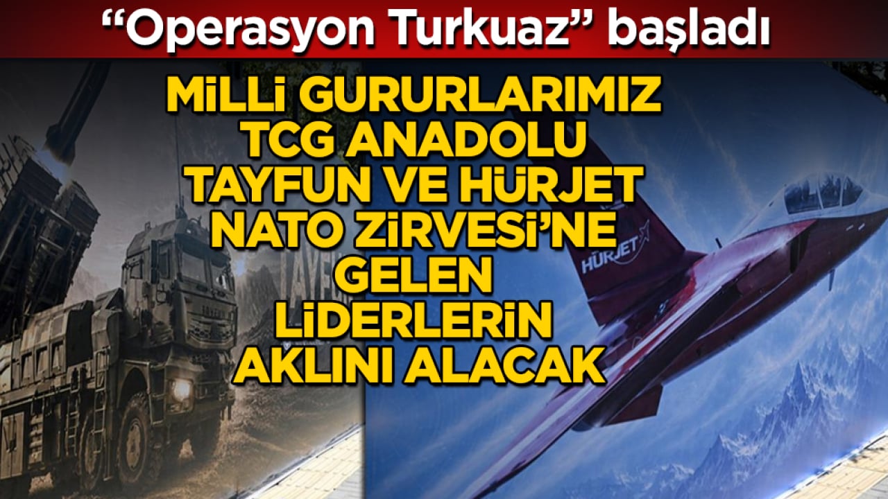 "Operasyon Turkuaz" başladı! TCG Anadolu, Tayfun ve Hürjet, Ankara'da akıllarını alacak