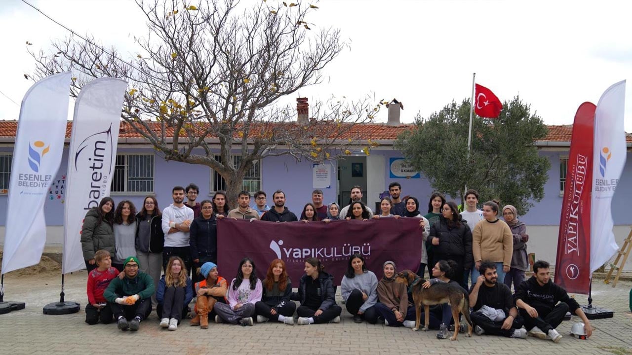 Foto - Örnek davranış: Köy okuluna üniversite öğrencilerinden dokunuş