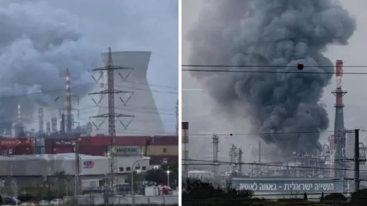 Foto - Orta Doğu’da petrokimya savaşı! İran’dan katil İsrail’in kalbine füze yağmuru: Hayfa’daki dev tesisler vuruldu