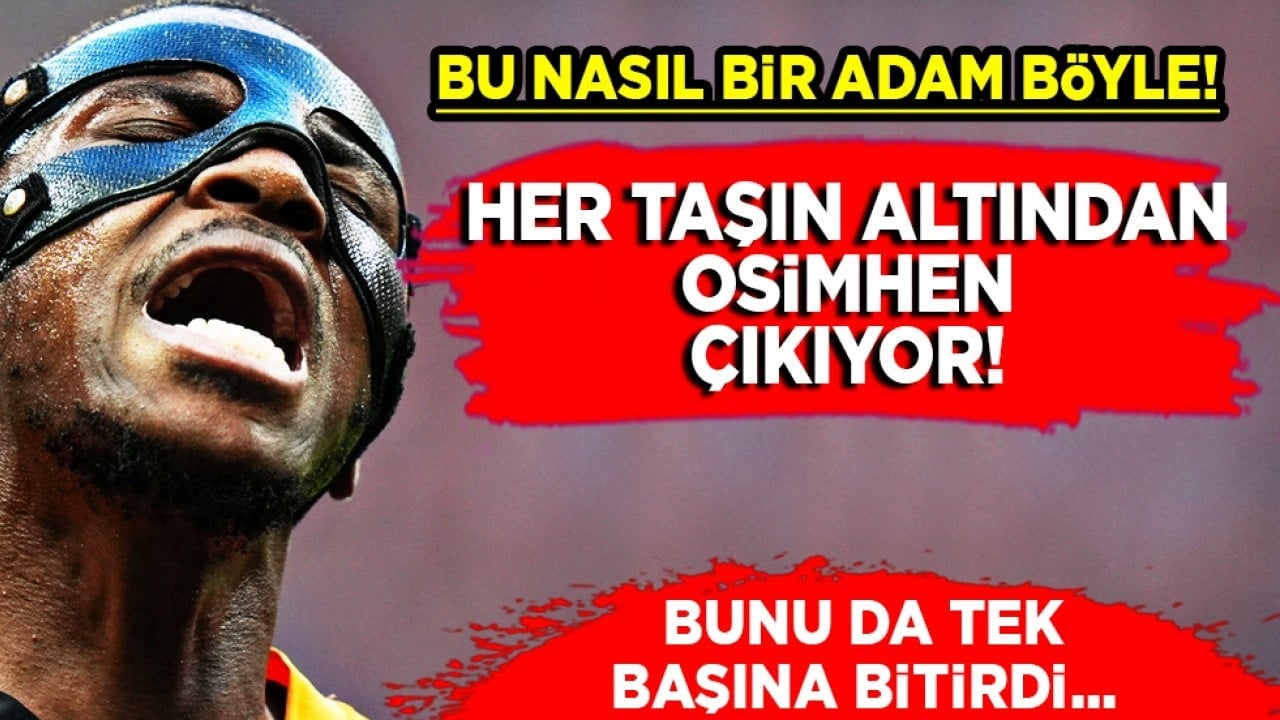 Osimhen duyurdu: Hiç hesapta olmayan gelişmenin altından yine Galatasaray'ın makinası çıktı...