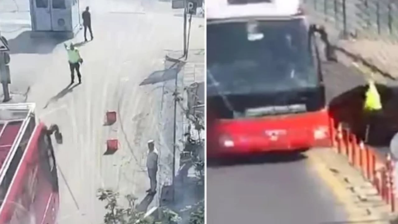 Foto - Otobüsü polisin üzerine sürmüştü! CHP’li alçak şoför hapsi boyladı