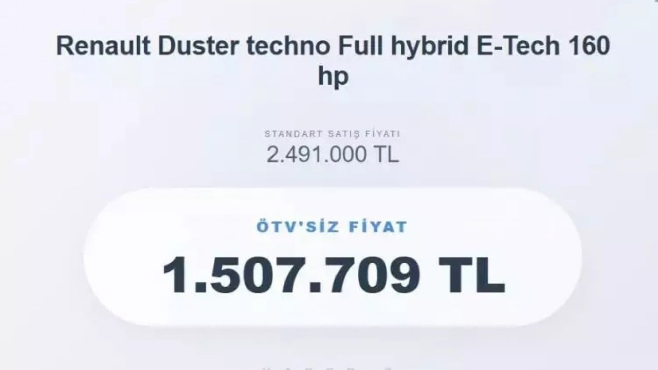 Foto - ÖTV'siz araç devri resmen başladı! Resmi Gazete'de yayımlandı: İşte alınabilecek otomobiller