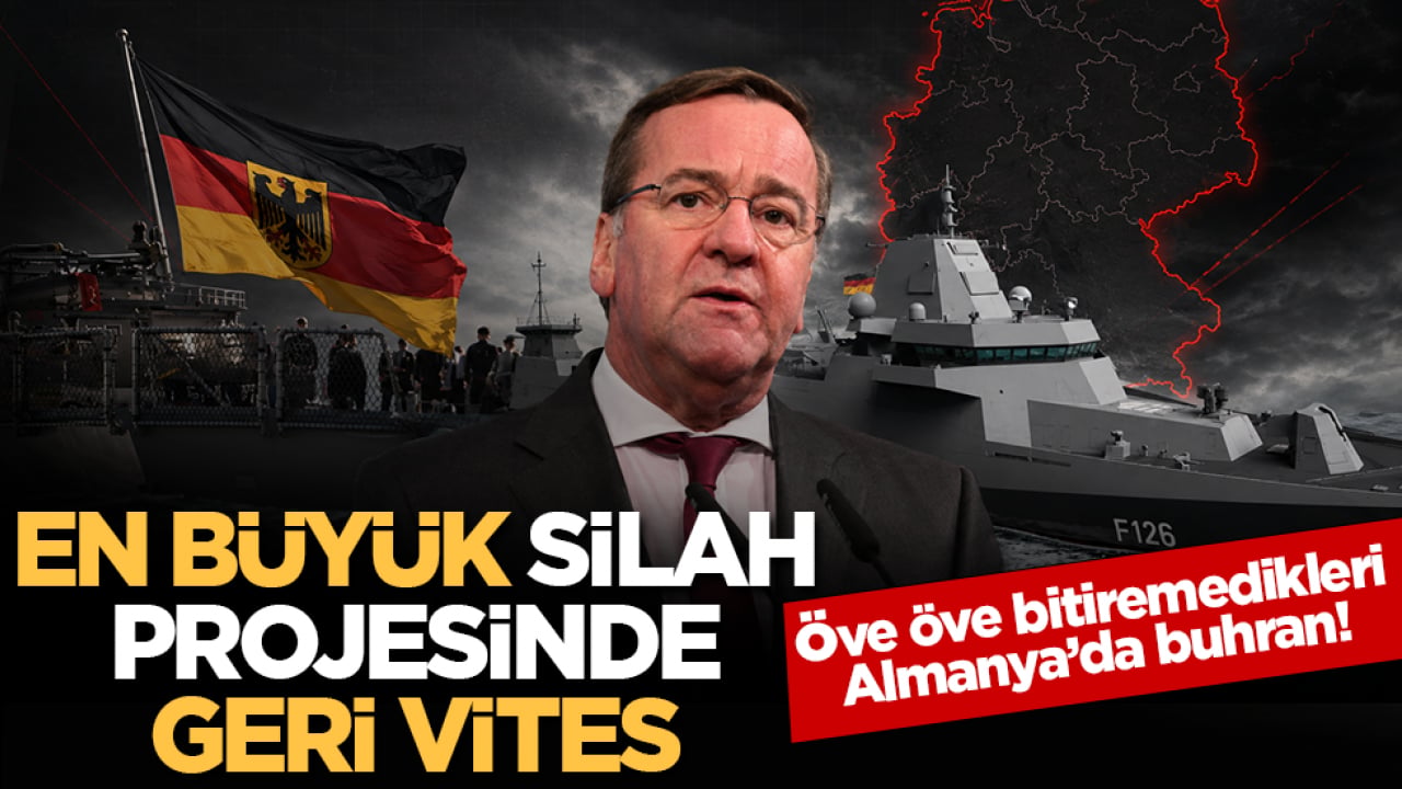 Öve öve bitiremedikleri Almanya’da buhran! En büyük silah projesinde geri vites