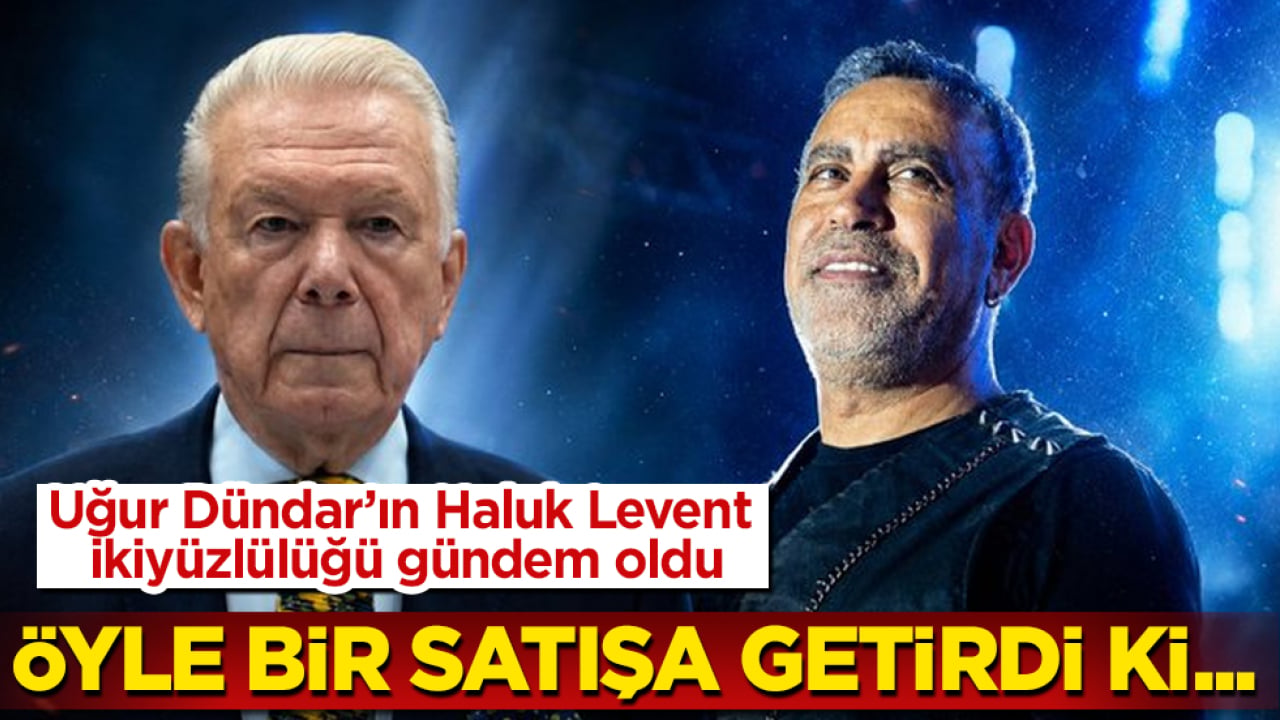 Öyle bir satışa getirdi ki... Uğur Dündar’ın Haluk Levent ikiyüzlülüğü gündem oldu