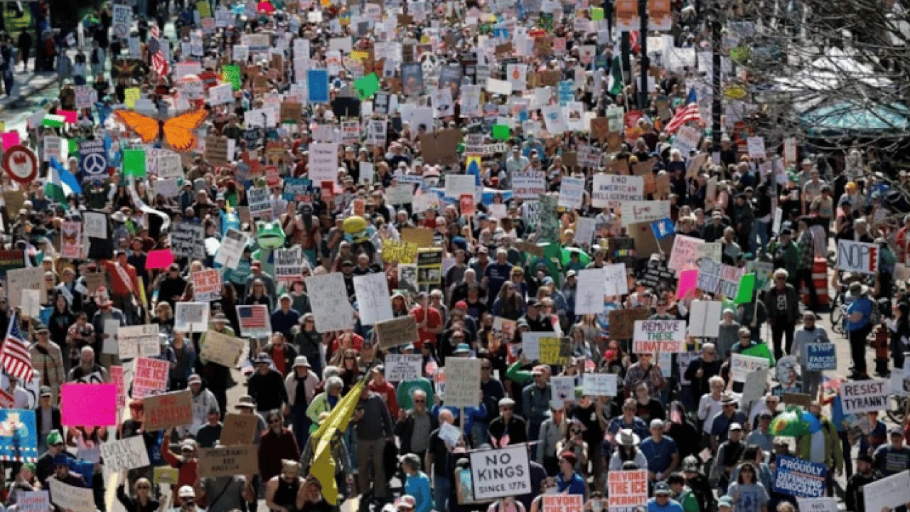 Foto - ''Amerikan Rüyası''nın sonu: ''No Kings'' gösterilerine sert müdahale!