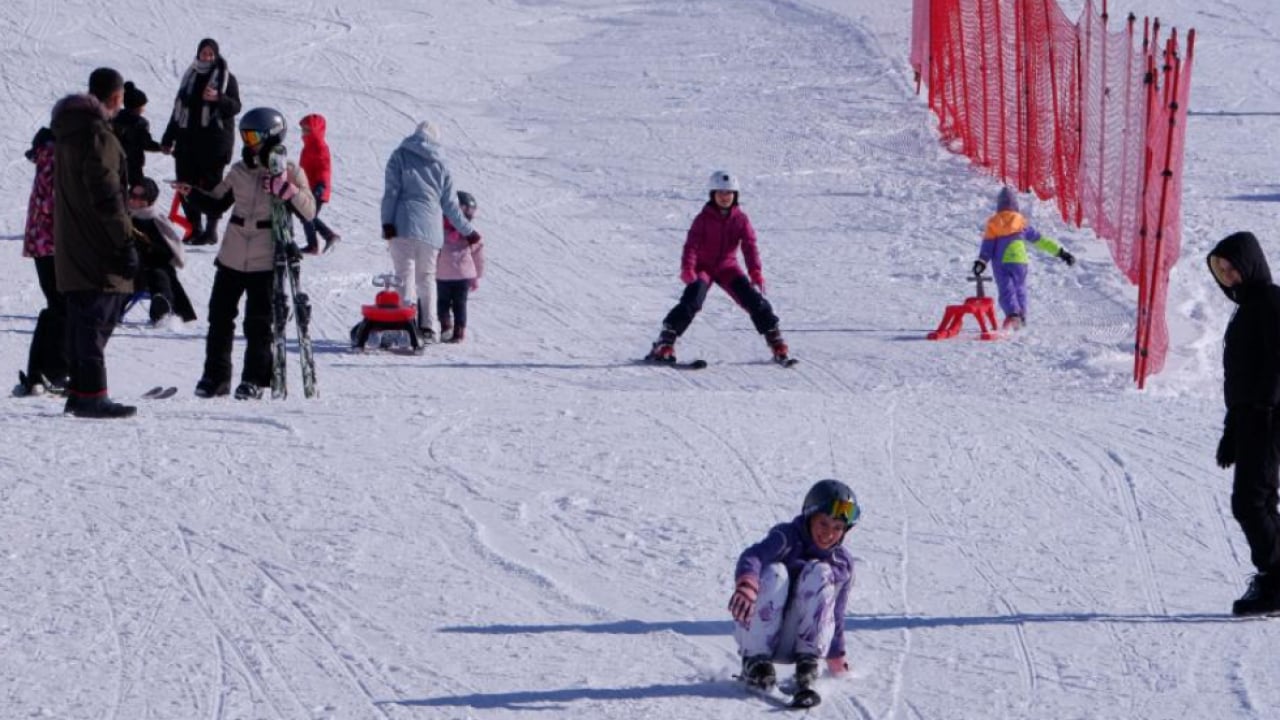Foto - Palandöken’de kayak keyfi devam ediyor