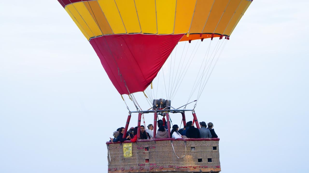 Foto - Pamukkale’de balon keyfi! Kartpostallık görüntüler ortaya çıktı