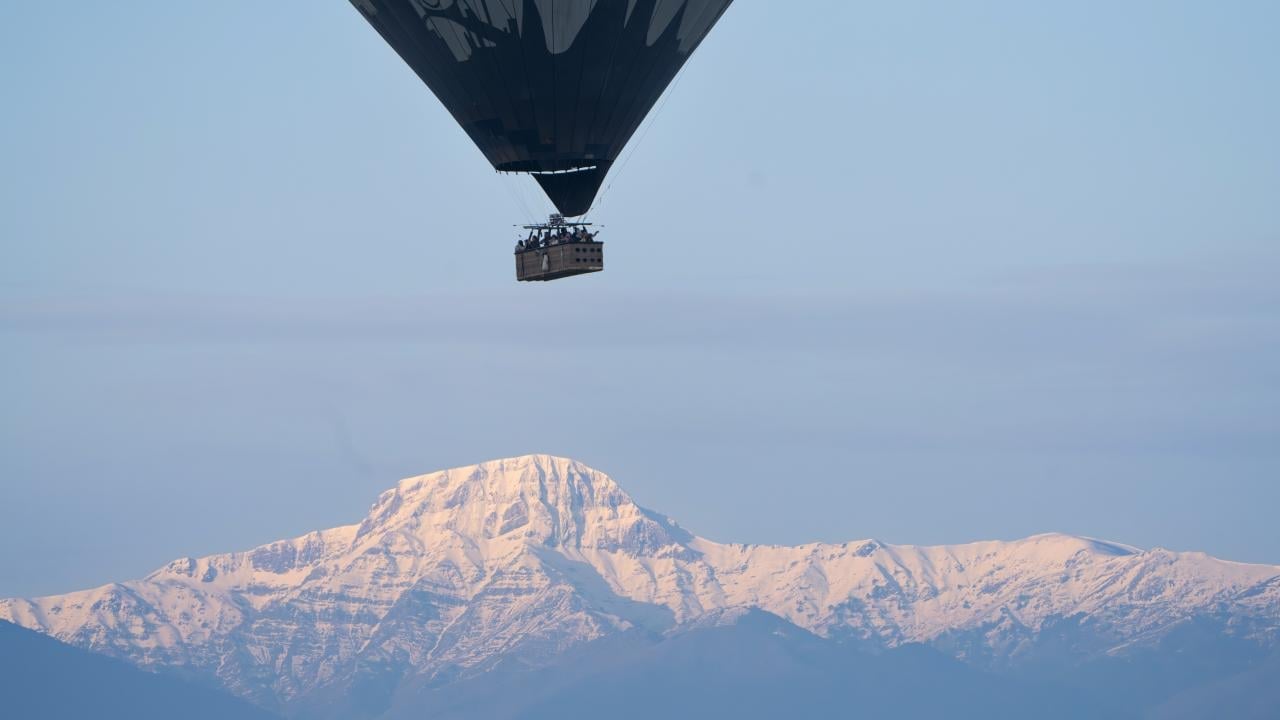 Foto - Pamukkale’de balon keyfi! Kartpostallık görüntüler ortaya çıktı