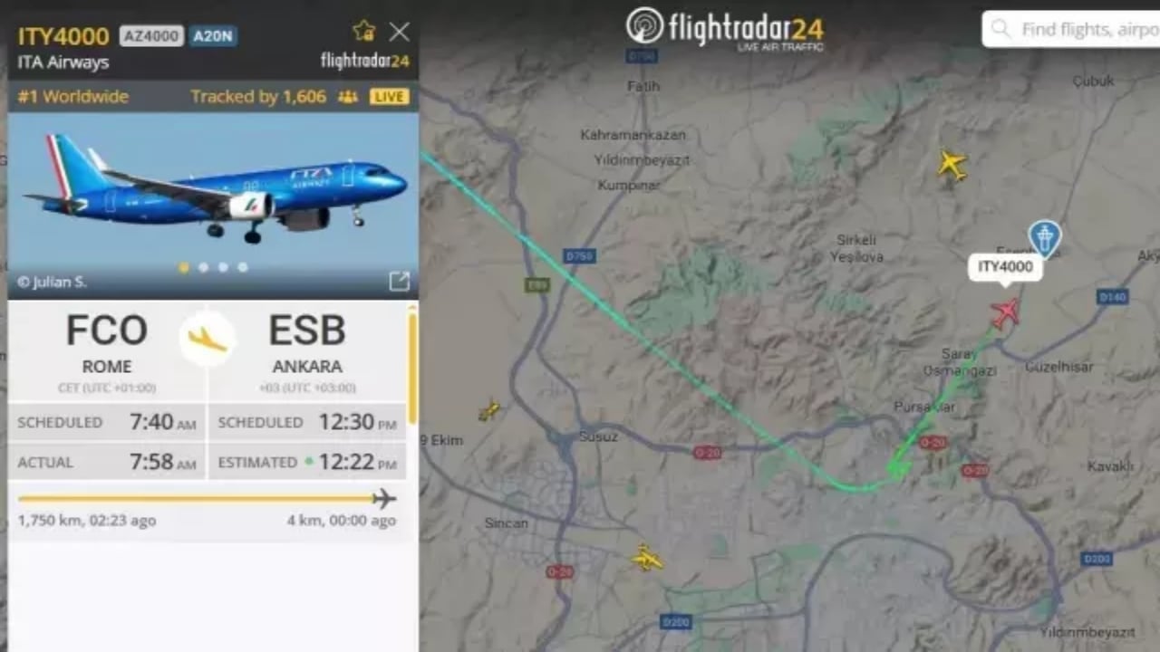 Foto - Papa’nın uçağı Türkiye için kalktı, radardaki ayrıntıyı görenler gözlerine inanamadı 