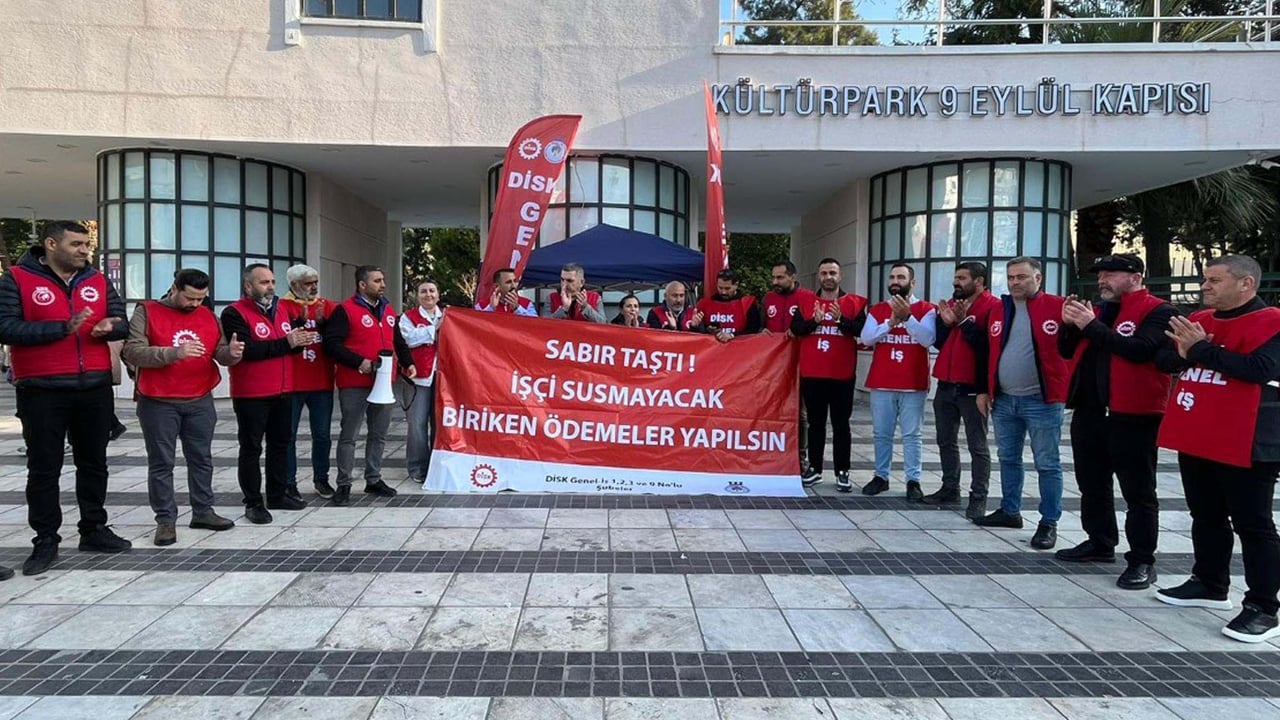 Parası ödenmeyen işçilerin CHP’li İzmir belediyesine isyanı 2. gününde